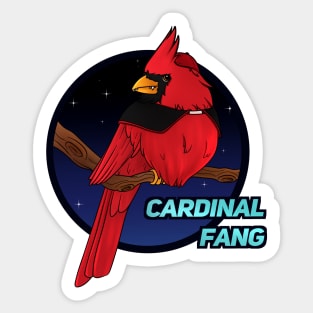 Cardinal Fang Sticker